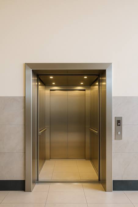Atrium intérieur d'un immeuble moderne à plusieurs étages